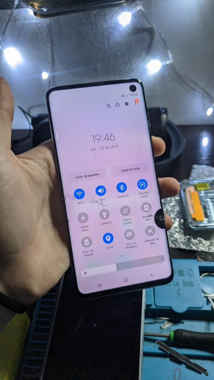 Galaxy S10 128G todo original nunca aberto