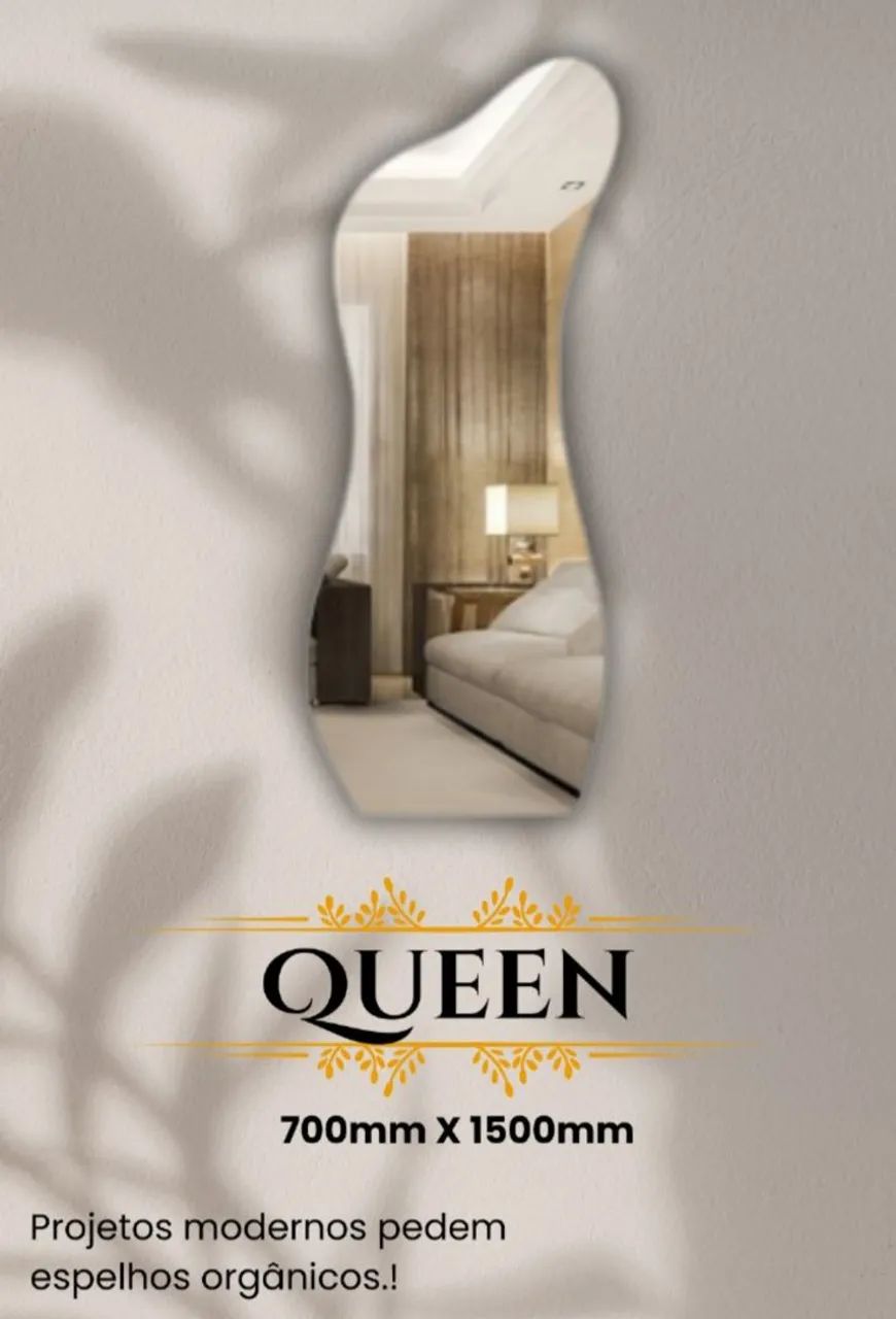 Espelho Decorativo orgânico - Moderno e Elegante - Foto 3