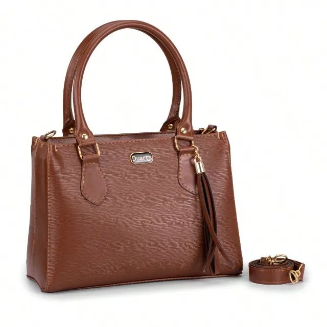 Bolsa Feminina Média Alça Transversal Quadrada e de Mão Lateral - Foto 5