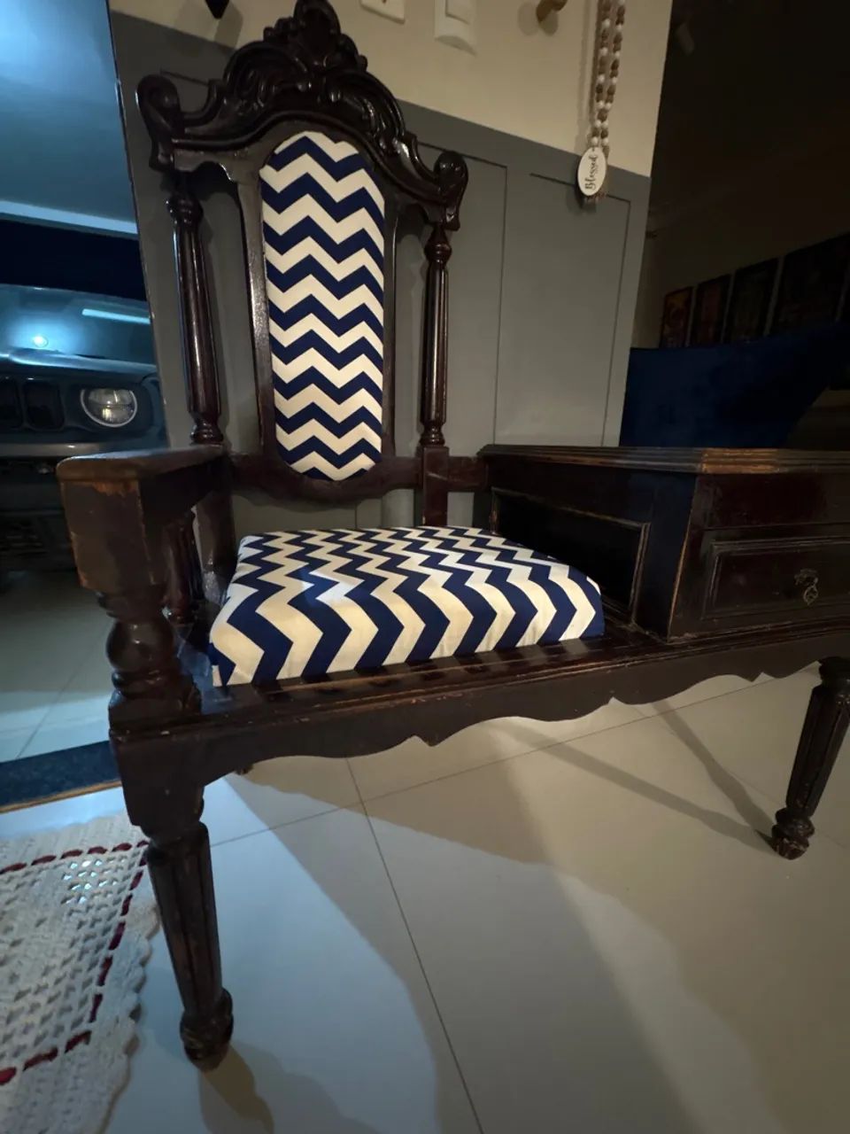 Móvel de madeira vintage (antiguidade) - Foto 4