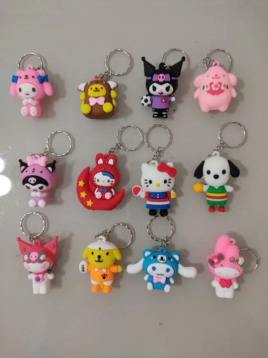 Chaveiros Sanrio Hello Kitty Preço por unidade 