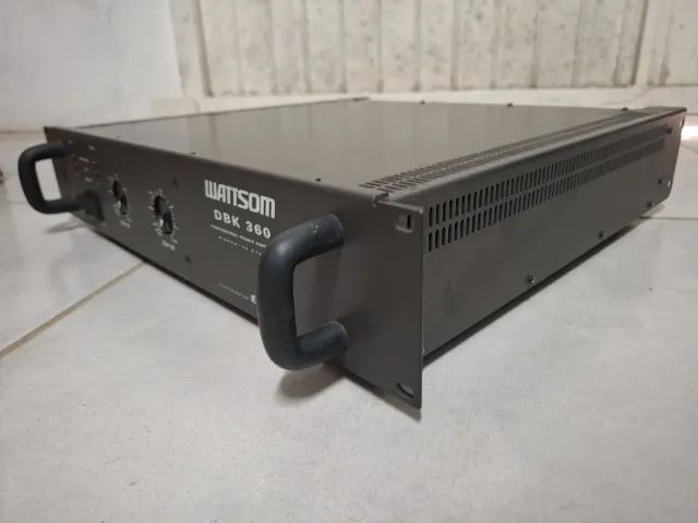 Amplificador Profissional Wattsom DBK 360 - Seminovo. - Foto 4