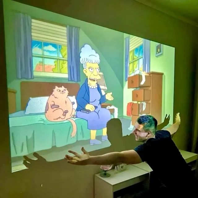 Mini Projetor Android 4K Wifi 5G HY300 Ultra HD - Foto 3