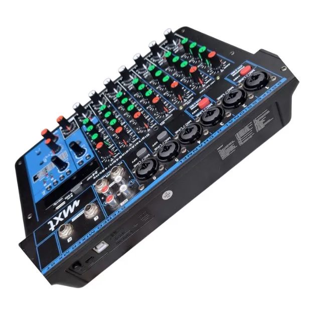 Mesa De Som De 8 Canais Mx-8t Mxt Bluetooth Usb - Foto 2