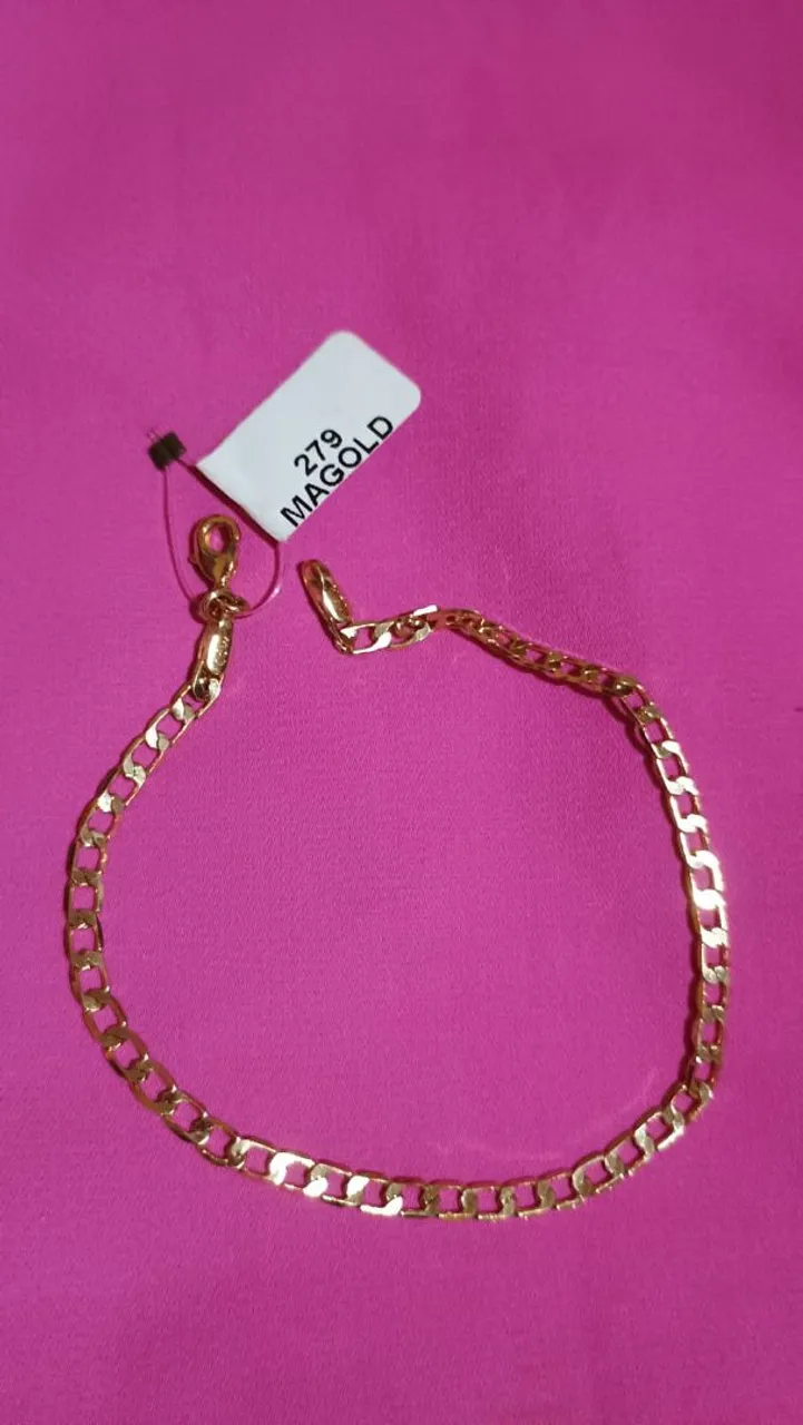Pulseira de corrente dourada MAGOLD