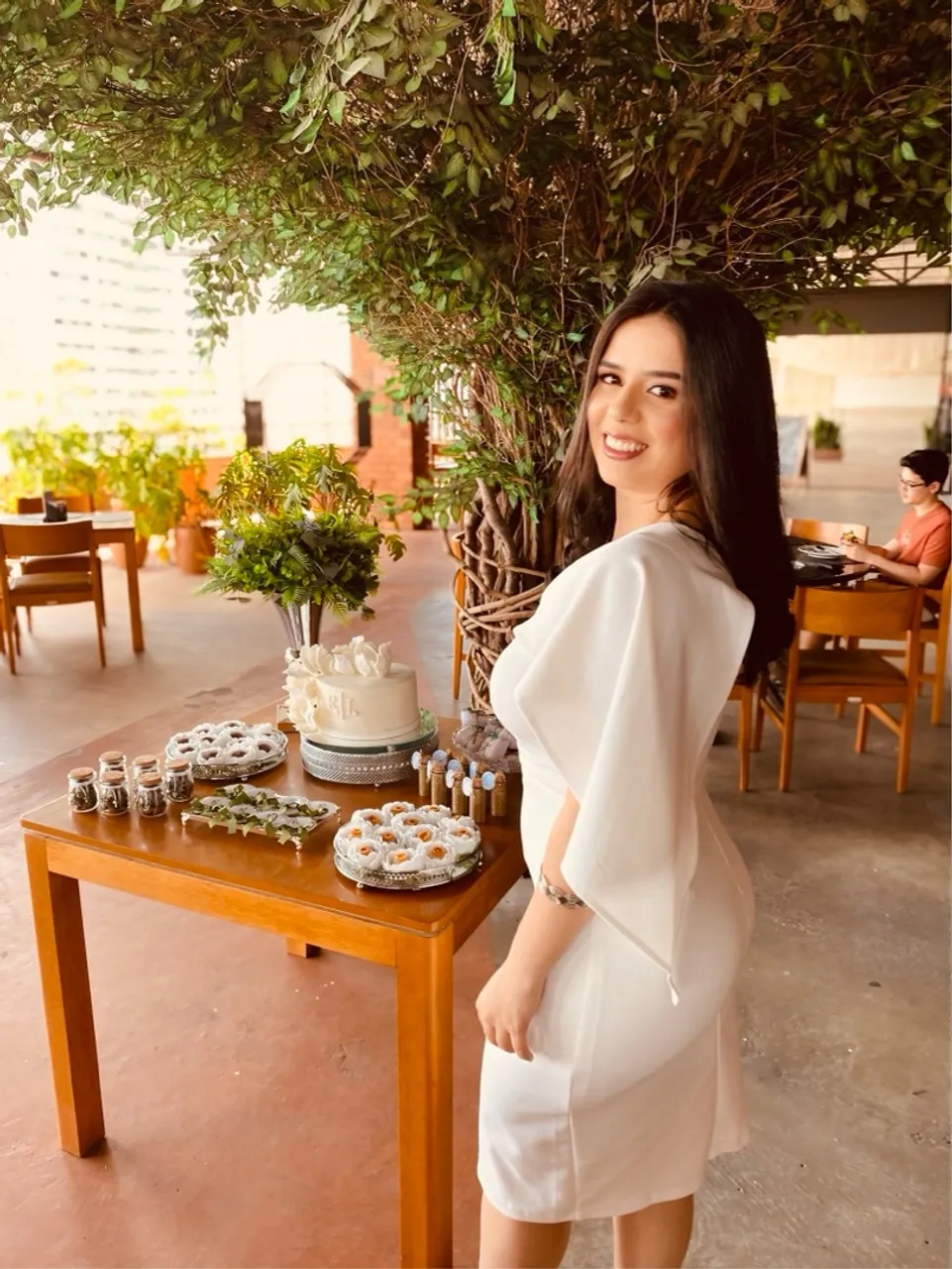 Vestido pera noivado ou casamento civil