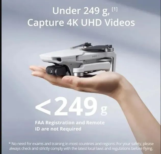 Drone DJI Mini 4k Profissional 10km Lançamento - Foto 4