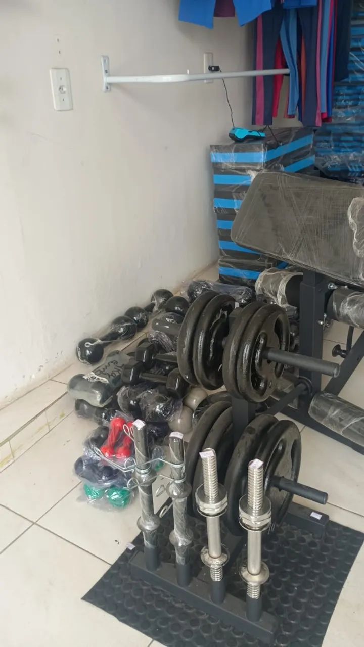 Chegou o Kit Completo Para Transformar Seu Treino em Casa ou na Academia!