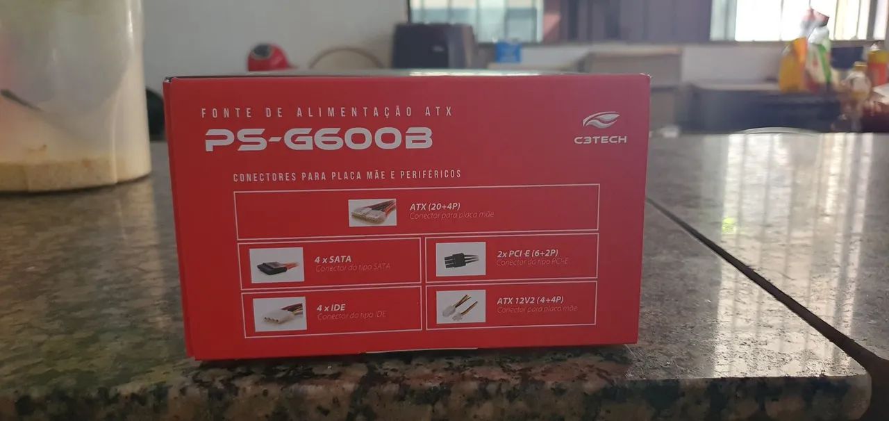 Fonte C3Tech PS-G600B 600W 80 Plus Bronze - Foto 3