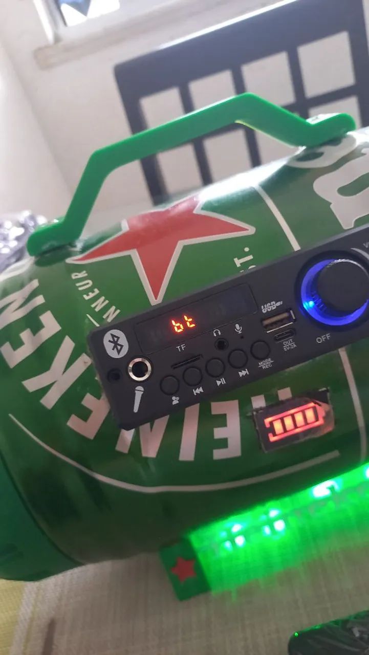 Caixa de Som Heineken Artesanal - 6x no cartão 