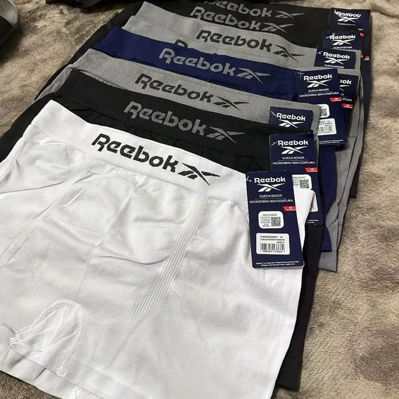 Cuecas Boxer Reebok Microfibra - Conforto e Estilo