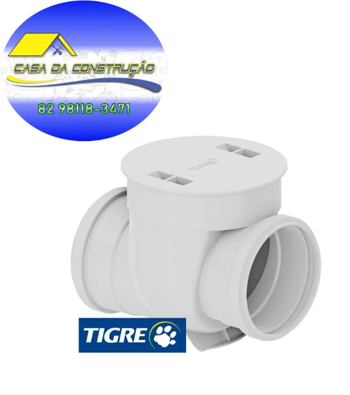 Válvula de Retenção para Esgoto 100 mm Tigre
