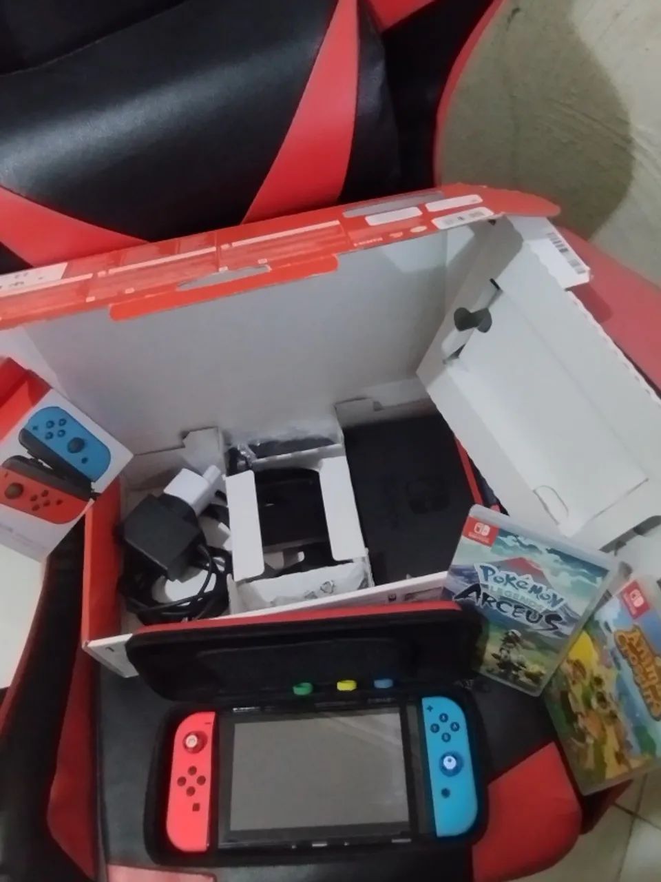 Nintendo Switch v2 (128gb) com estojo de proteção  - Foto 2
