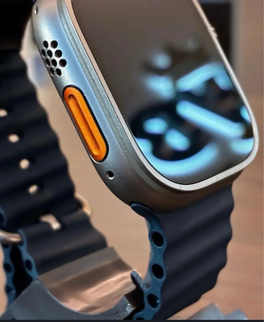 Apple Watch Ultra 2 - 49 mm GPS IMPECÁVEL Azul pulseira - Foto 2