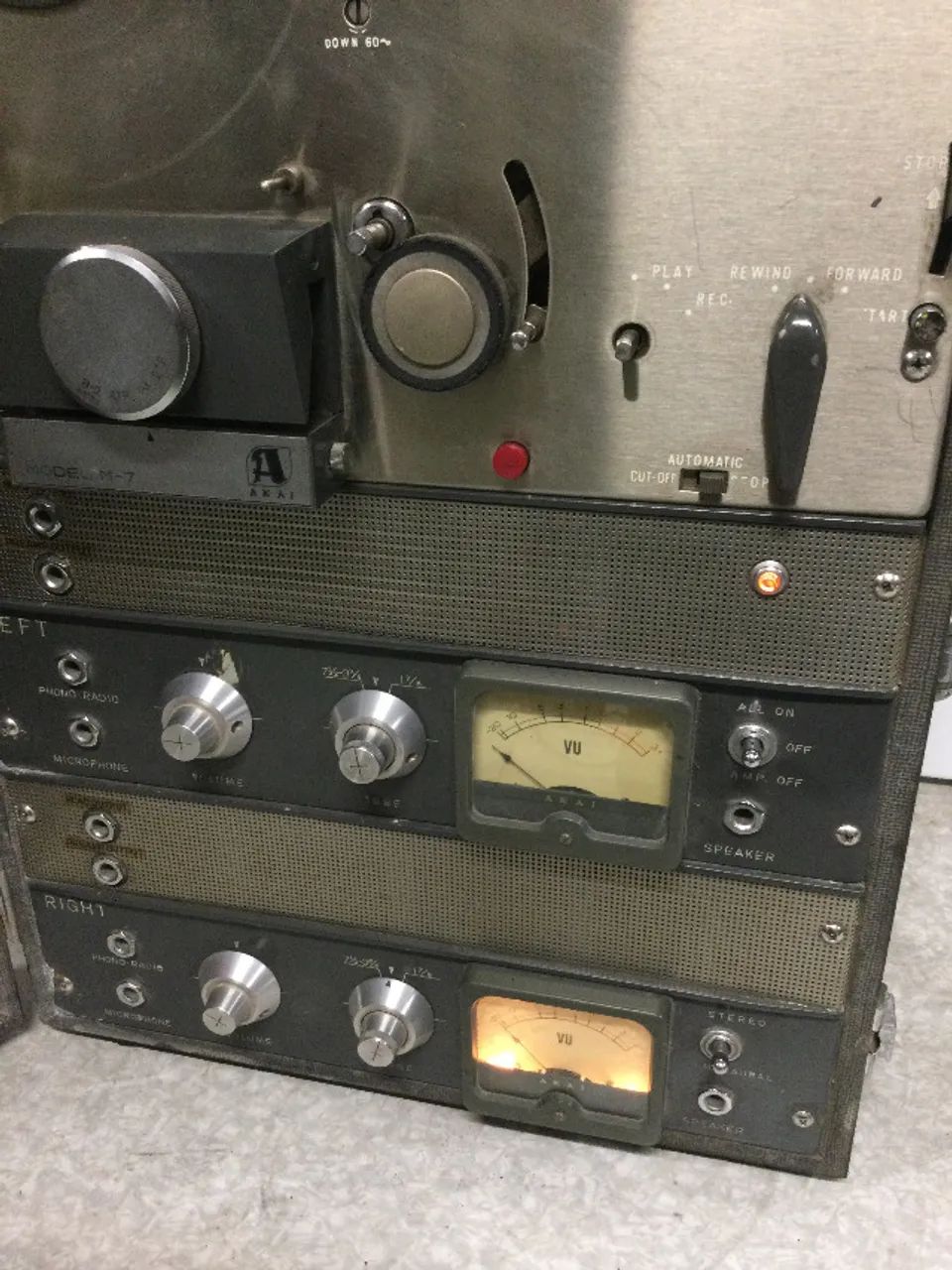 gravador de rolo antigo akai - Foto 2