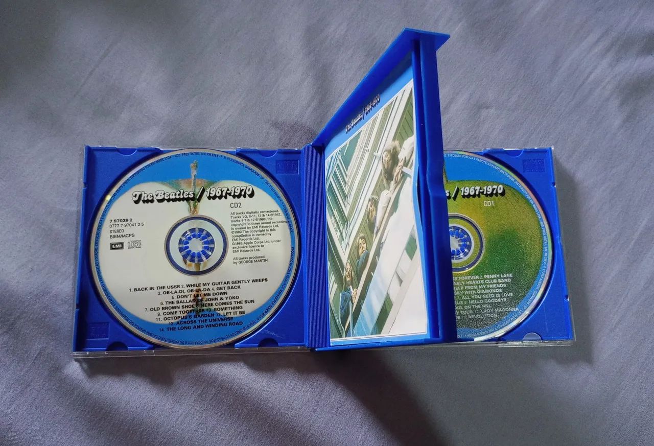 Cd Music The Beatles Álbum Duplo Azul 1967 - 1970 - Foto 6
