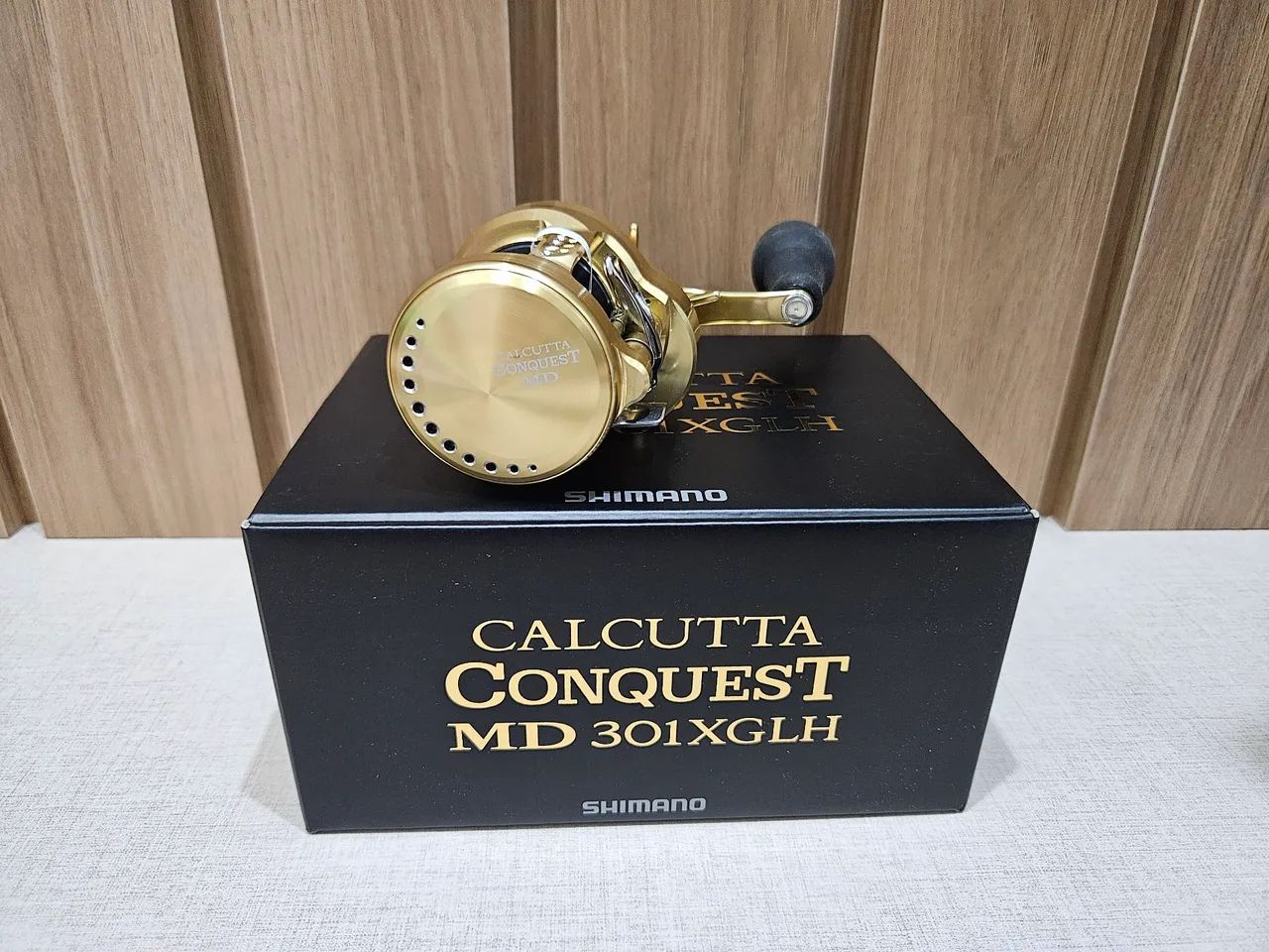 Carretilha Shimano Calcutta Conquest MD 301XGLH  - Foto 4