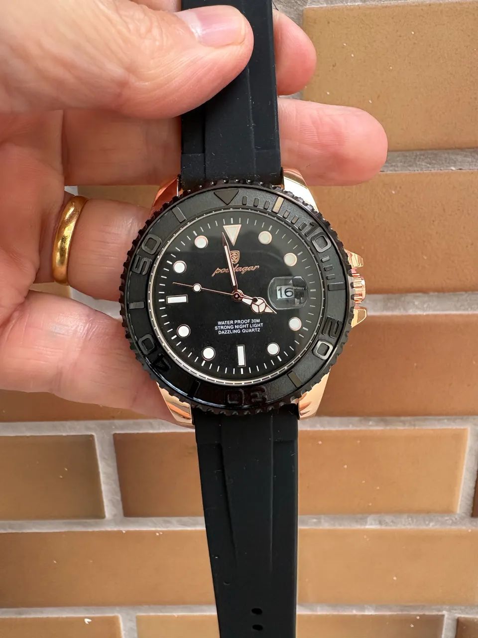 Relógio Masculino Poedagar Yacht Master 680 - Foto 2