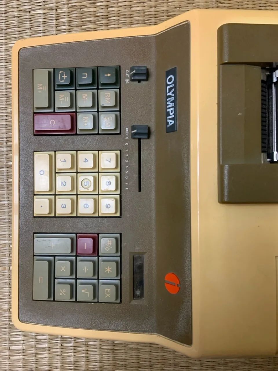 Calculadora Olympia Antiga com Impressora - Foto 5