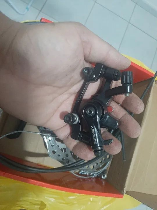 Peças para bicicleta: Garfo, Mesa e Kit Freio. - Foto 5