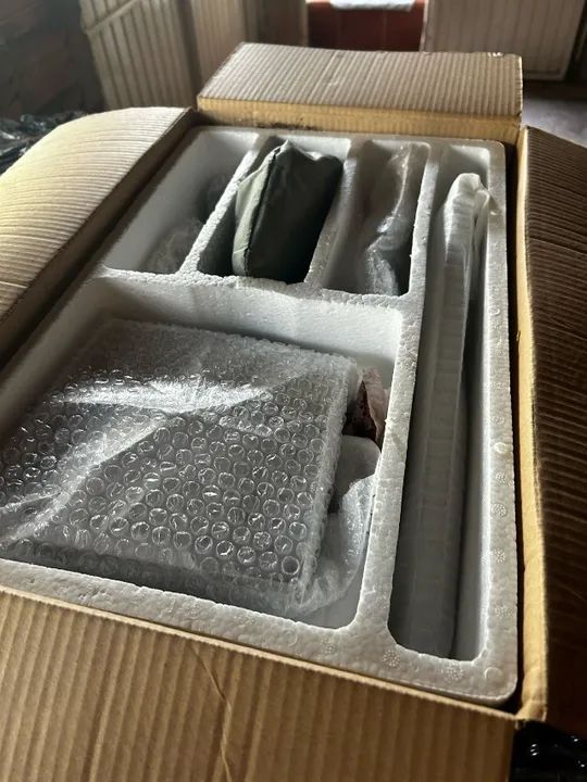 Chuveiro - Ducha de parede quadrada metalizada - Foto 3