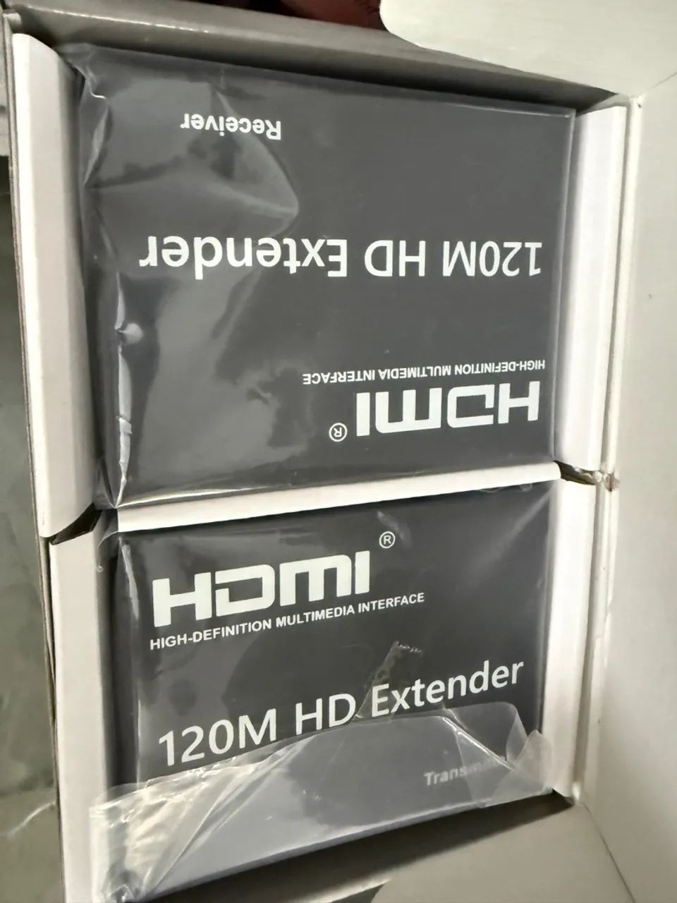 Extensor HDMI 120m via RJ45 cabo de rede - Foto 2
