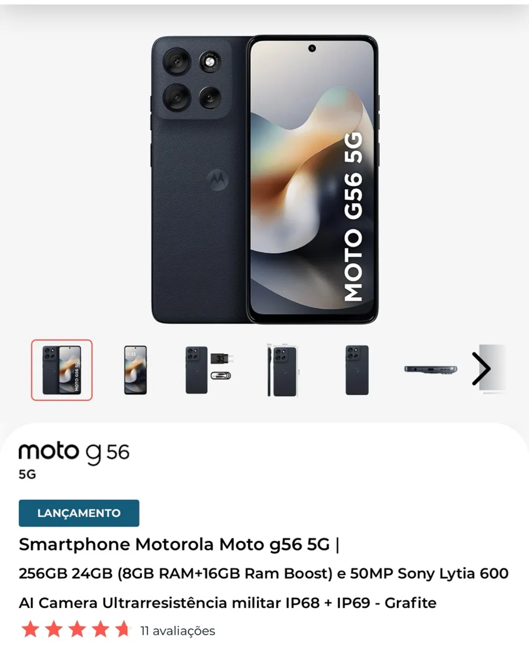 Motorola MOTO G56 5G 256gb LACRADO