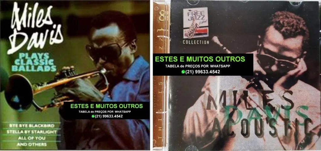 7 CDs Jazz- Miles Davis   Mais de 900 cds e dvds disponíveis.  - Foto 3