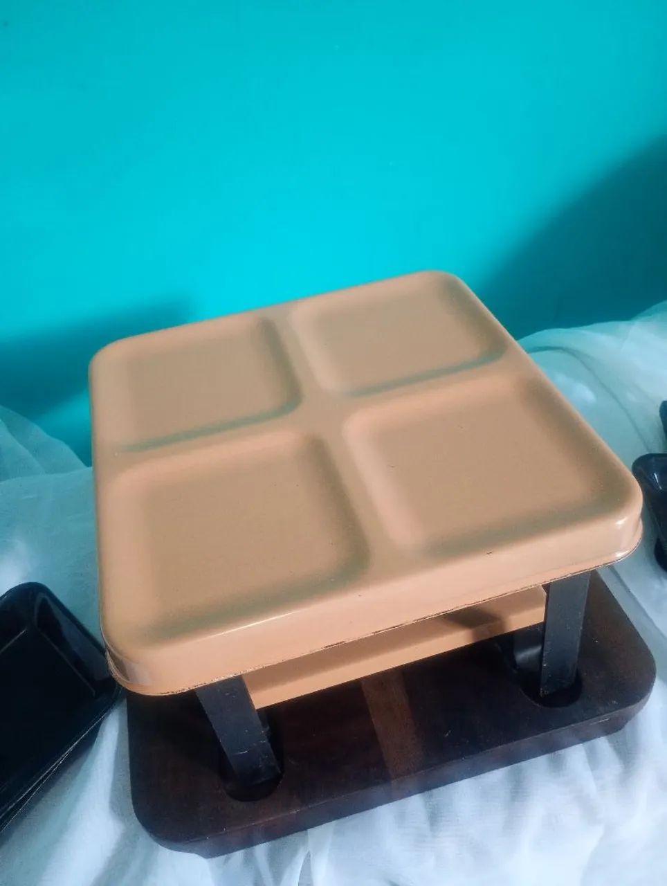 Racleteira Tropic art - Base em madeira e metal esmaltado <br> - Foto 6