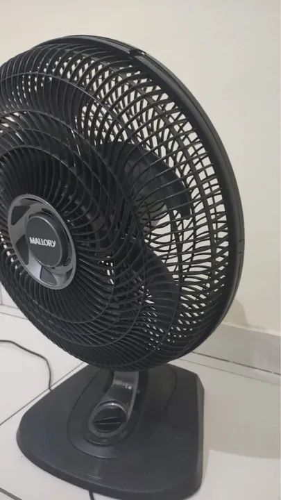 Ventilador de Mesa Preto - Ótimo estado! - Foto 2