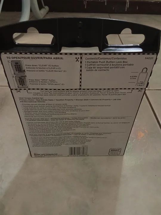 Caixa de Bloqueio Cadeado  - Foto 4