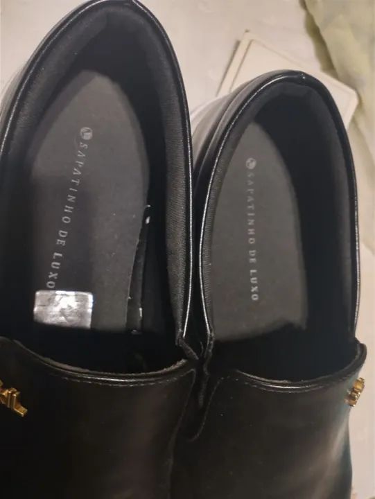 Sapatênis Sapatinho de Luxo Preto - Foto 2