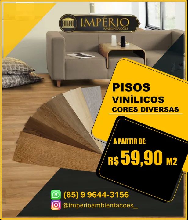 PISOS VINILICOS EM PROMOÇÃO!