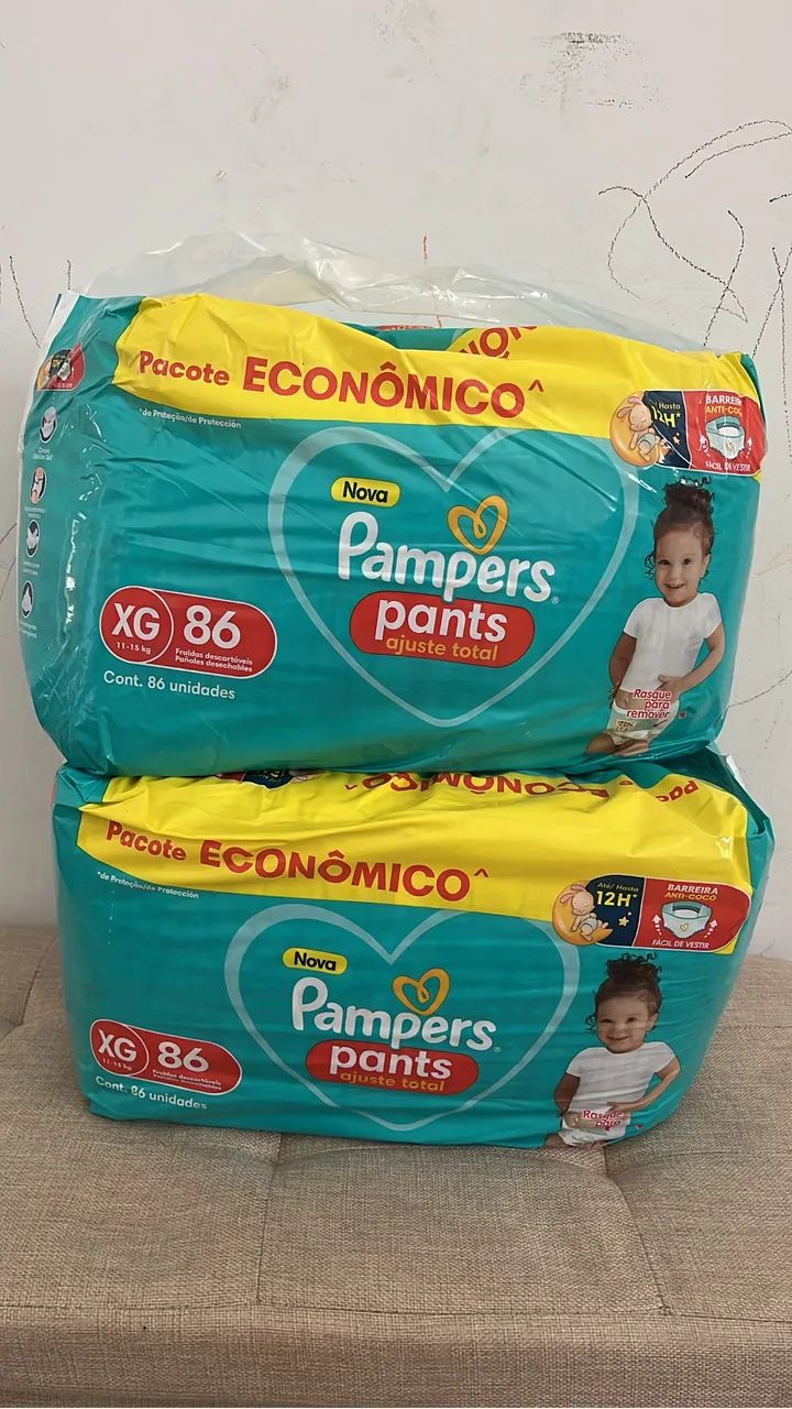 Fralda pampers pants XG
