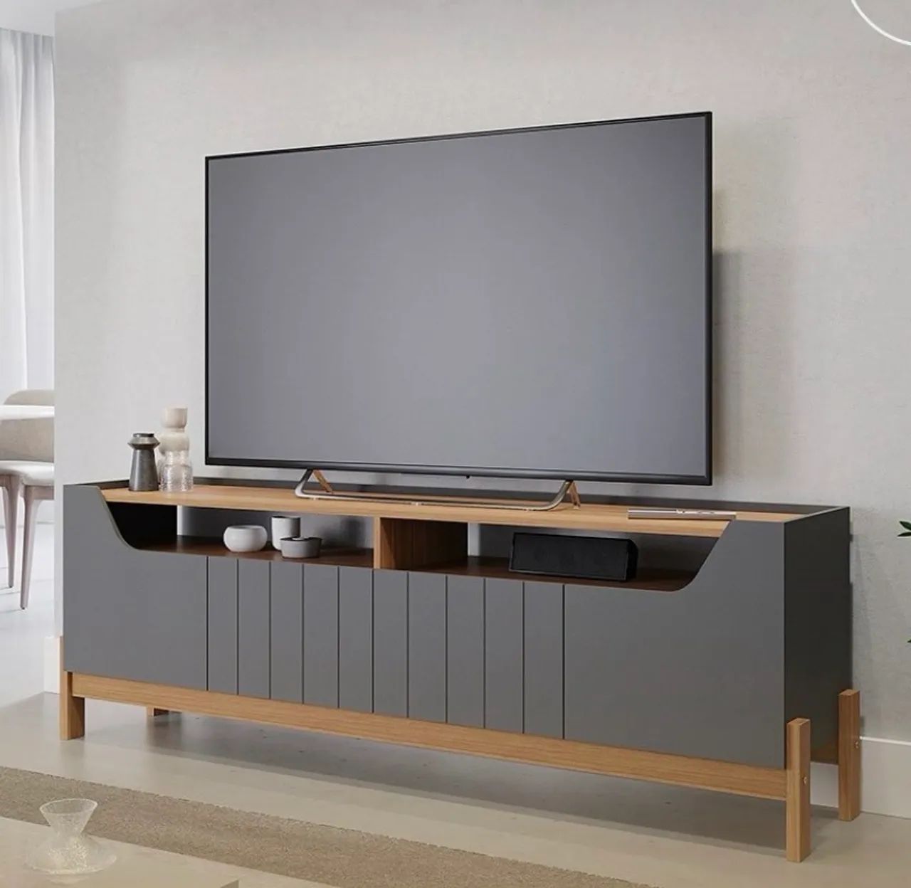 Rack Moema 100% Mdf Nova  - Foto 2