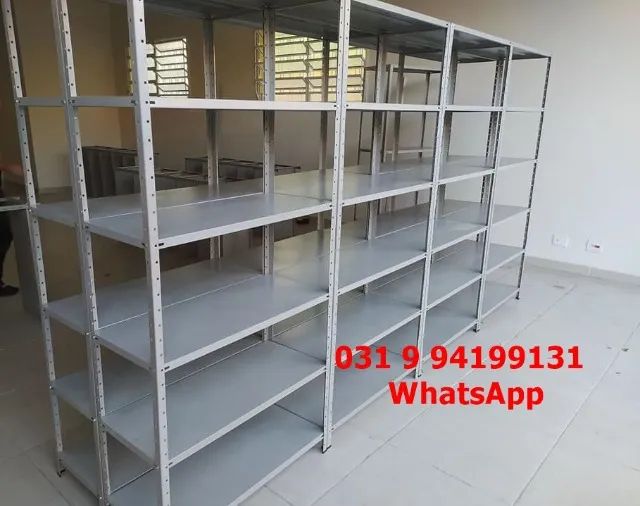 Estante Prateleira para Comércio e Lar Funda 40cm com Reforço Ômega - Entrega Grátis! Nova - Foto 5