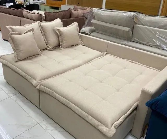  Sofá Cama Retrátil Zoe Pronta Entrega* - Foto 2