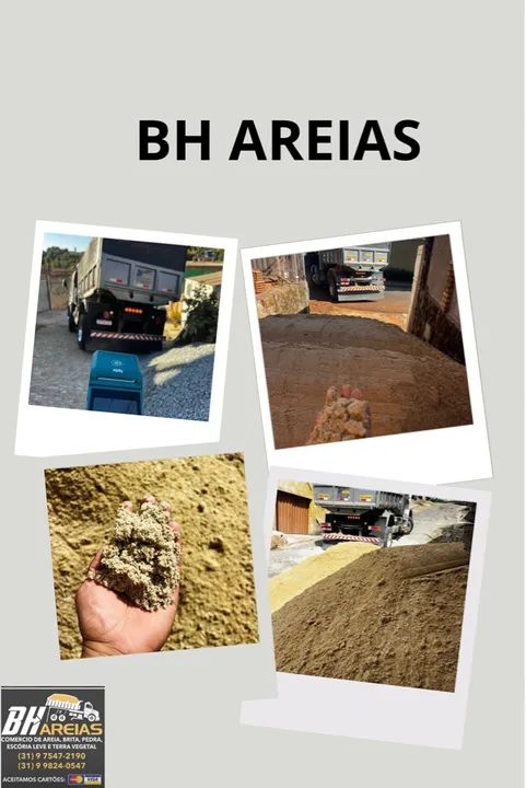Areia Fina,Media e Grossa direto de Esmeralda  - Foto 3