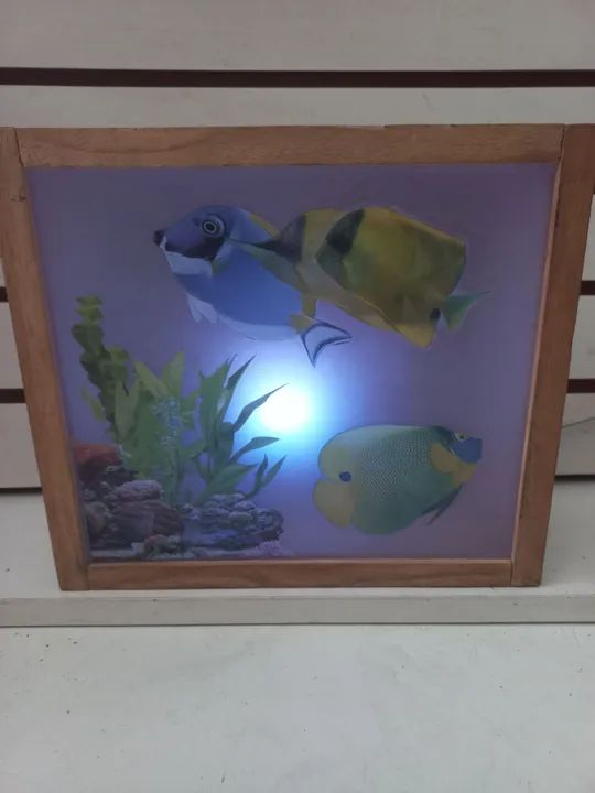 Abajur decorativo com Peixes - Foto 5