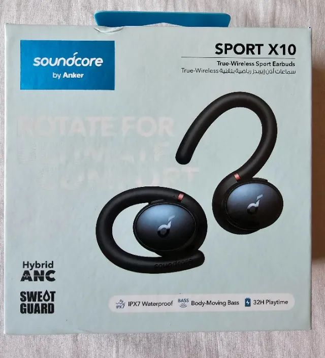 Fone de Ouvido Anker Soundcore Sport X10 - Preto - Original - Lacrado