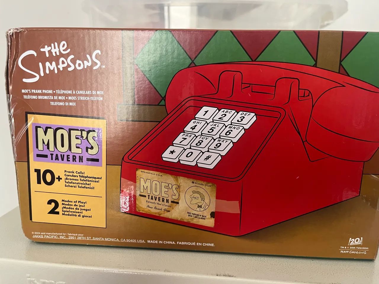 Telefone vermelho Moe Simpsons - Foto 5