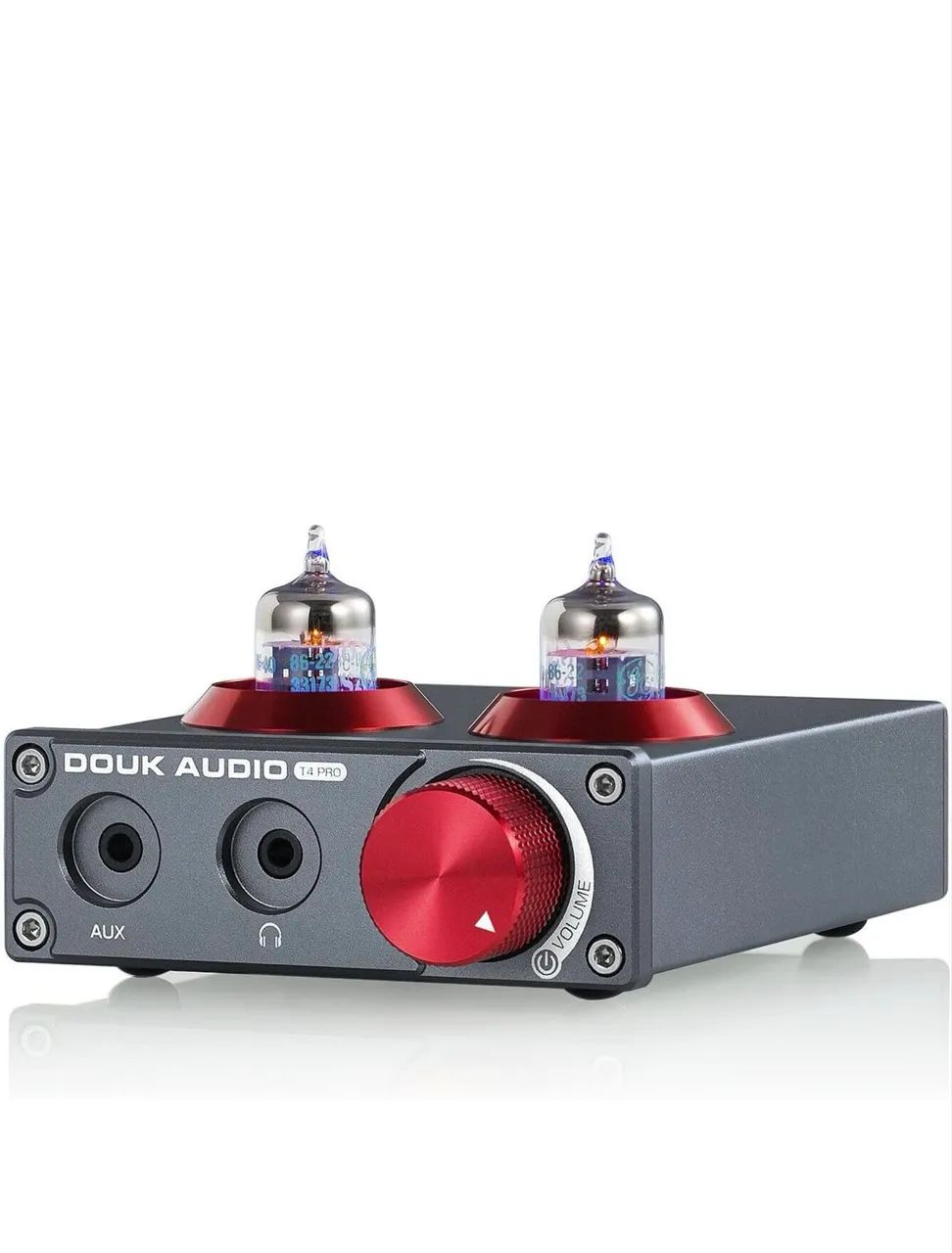 Douk Audio Pré-amplificador T4 PRO, pré-amplificador MM e fone de ouvido Hi-Fi