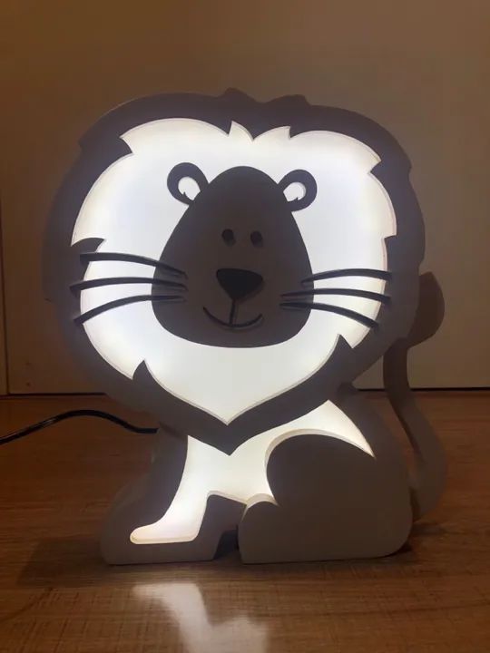 Abajur Infantil Leão