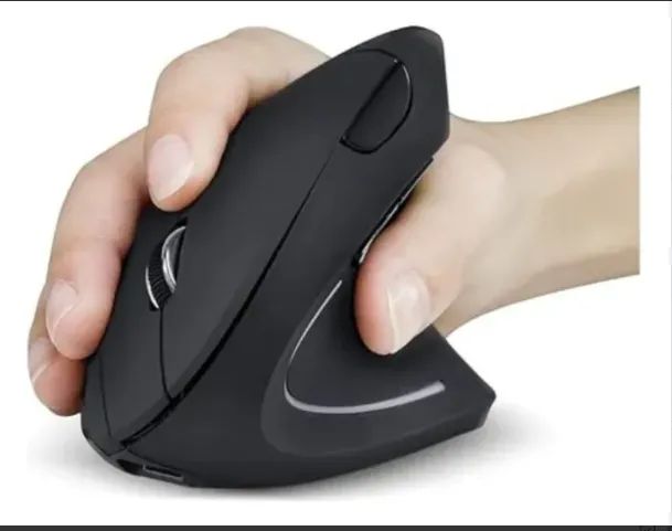 Mouse Vertical Ergonômico Sem Fio Recarregável - Foto 3