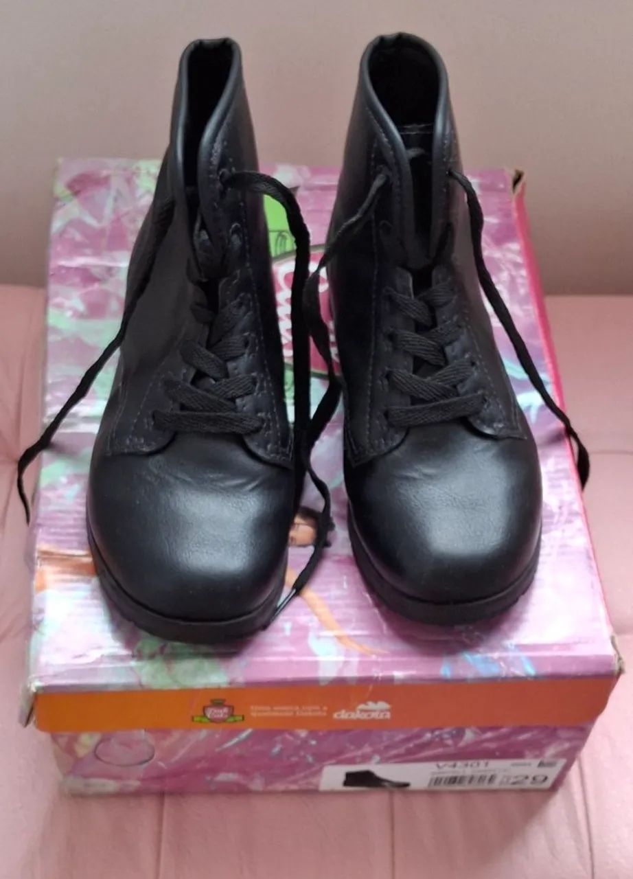Bota Preta Infantil