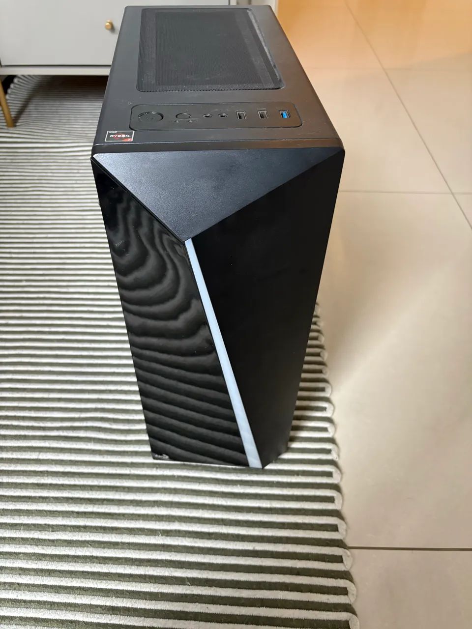 Pc gamer amd rysen 7 AMD RYZEN 7 5700X, placa de video gtx 1650 super - Foto 6