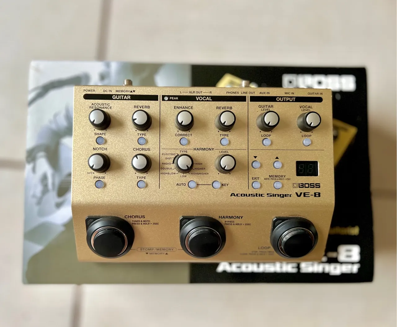 Pedal de voz Boss VE8
