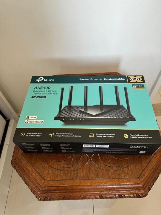 Roteador Wi-Fi 6 Gigabit AX5400 NOVO - Foto 5