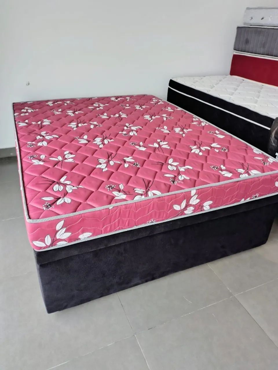 CAMA BOX CASAL BASE+ COLCHÃO D28