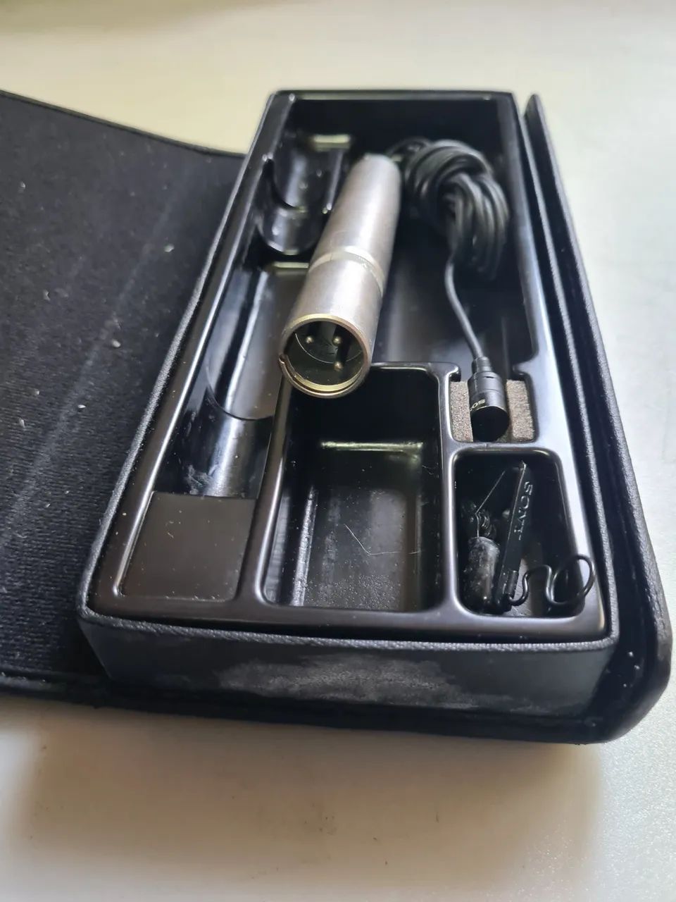 Microfone Sony ECM-44B condensador Funcionando